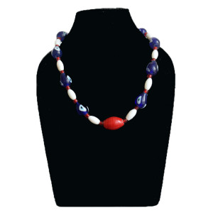 Blue Charm Necklace - Ethnic Inspiration
